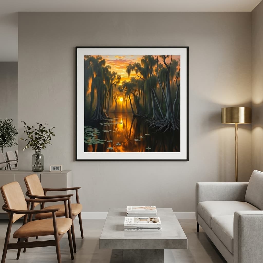 Framed artwork in Contemporary Living